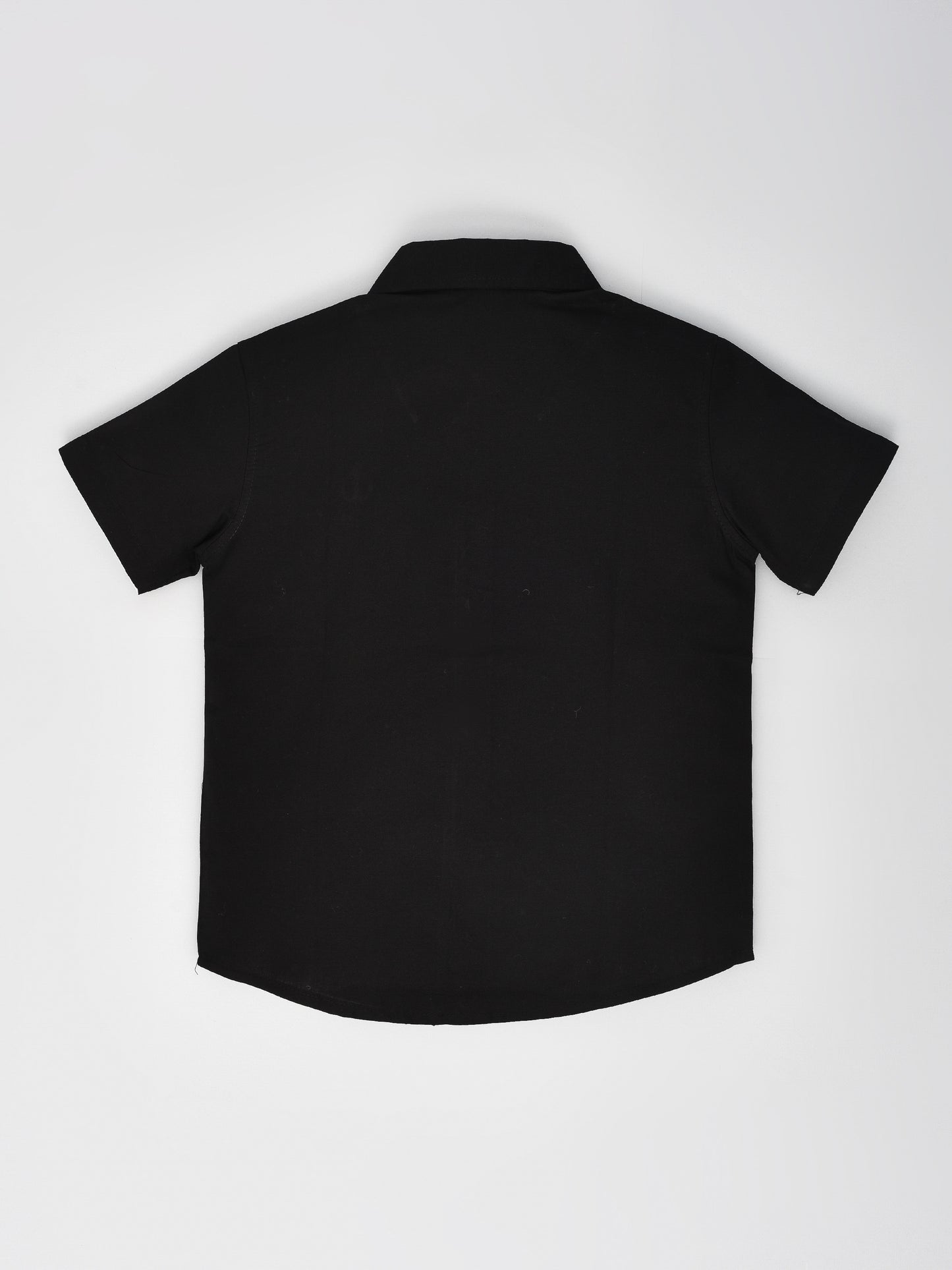 Black Half Sleeves Sleeves Shirt