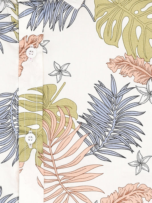 Multi-colored printed half sleeve shirt