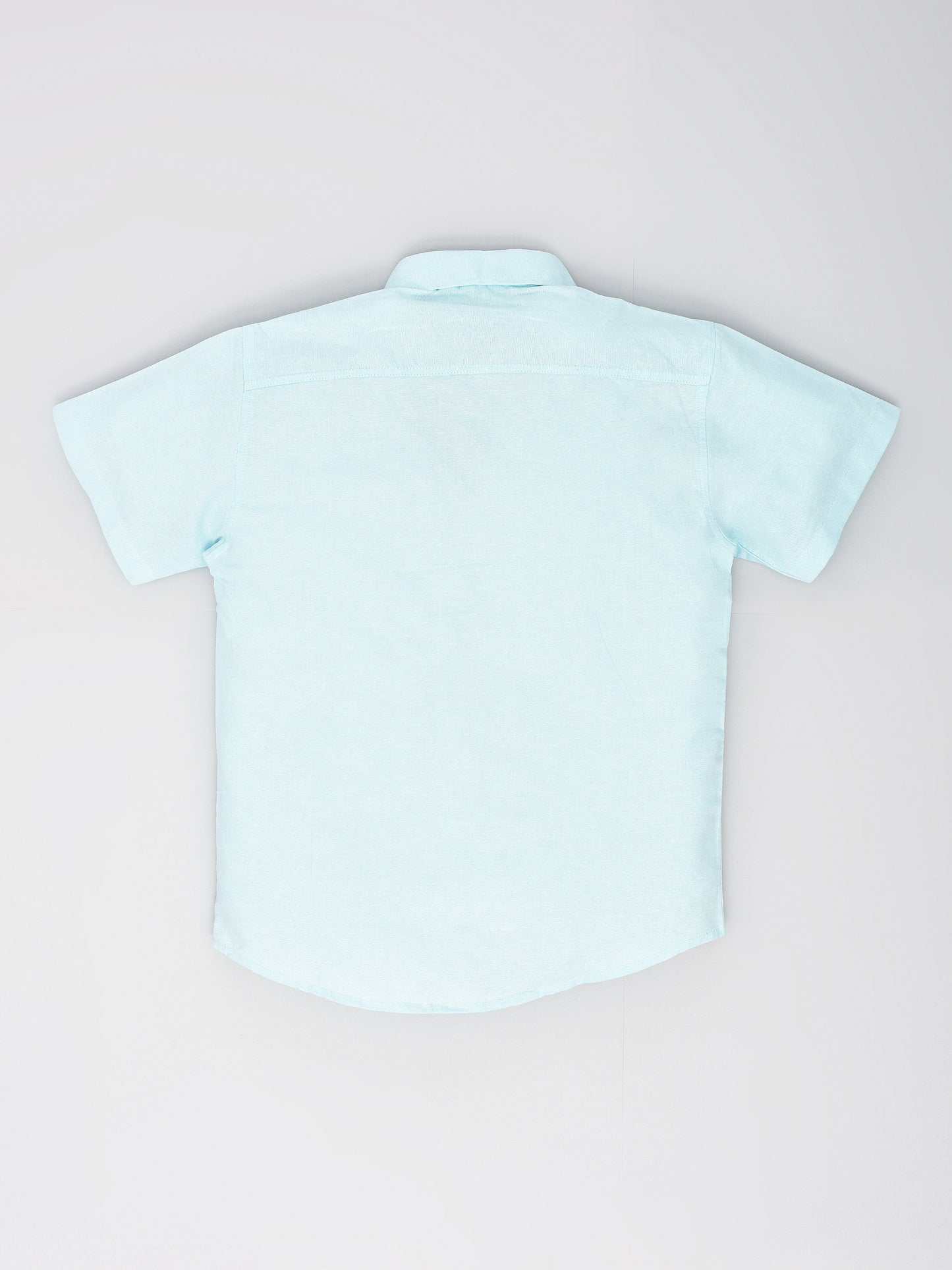 Blue Half Sleeves Shirt