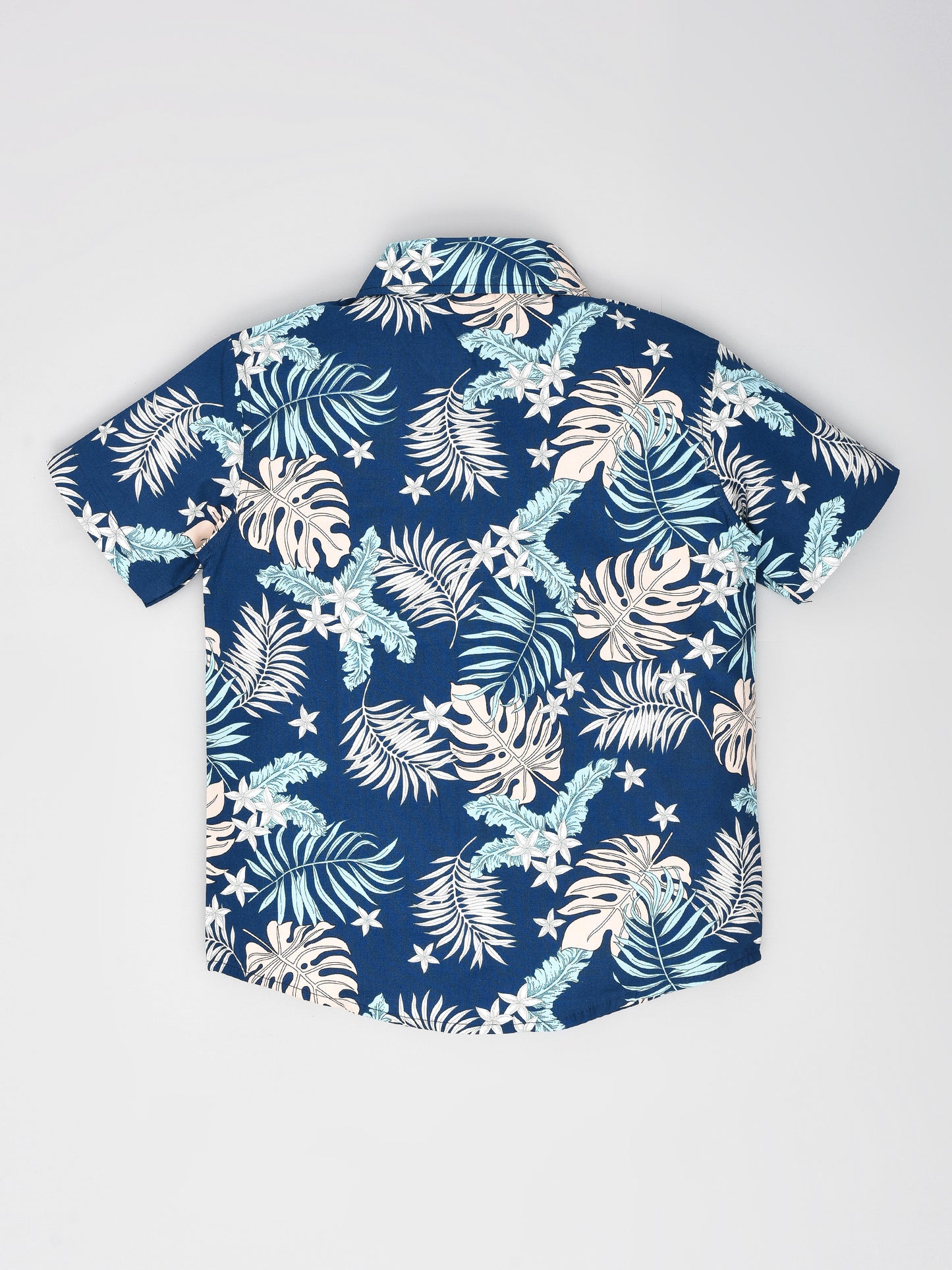 Blue Leaves Printed Shirt