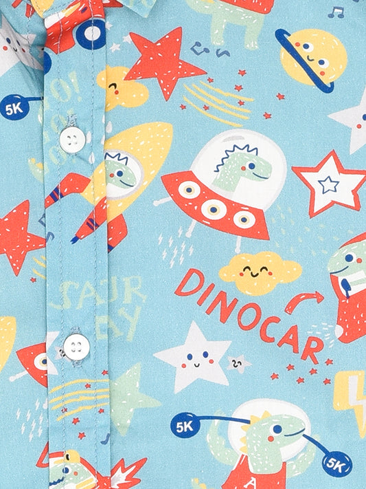 Blue Space themed Shirt