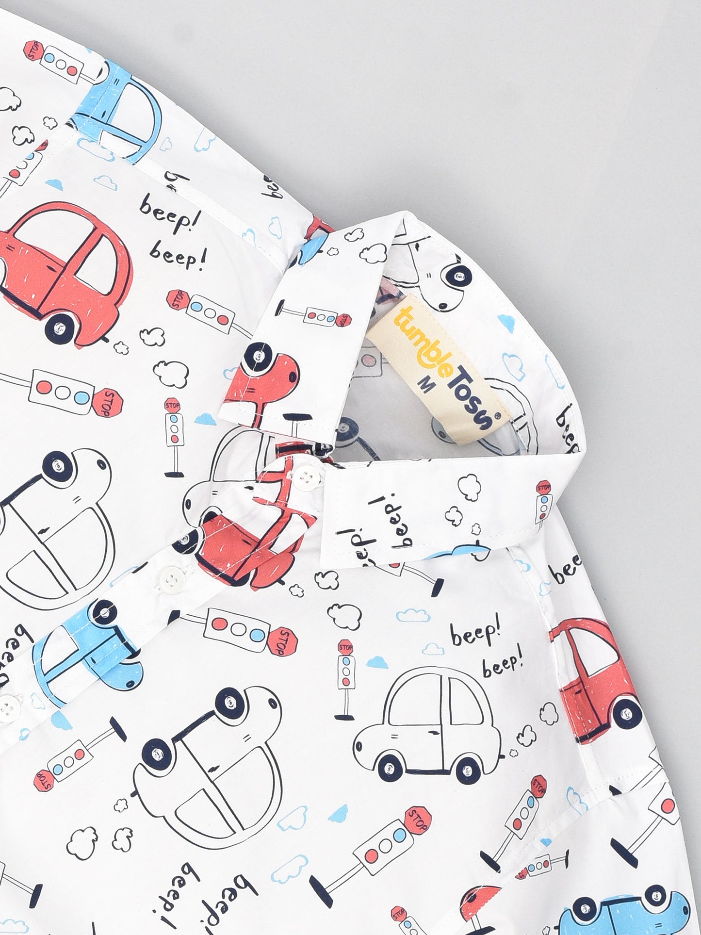 Cars Printed Half Sleeves Shirt