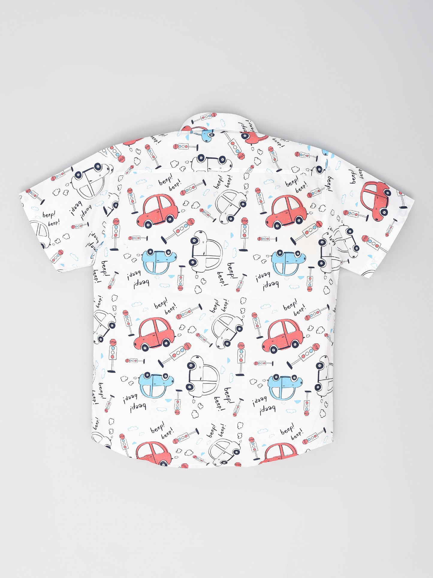 Cars Printed Half Sleeves Shirt