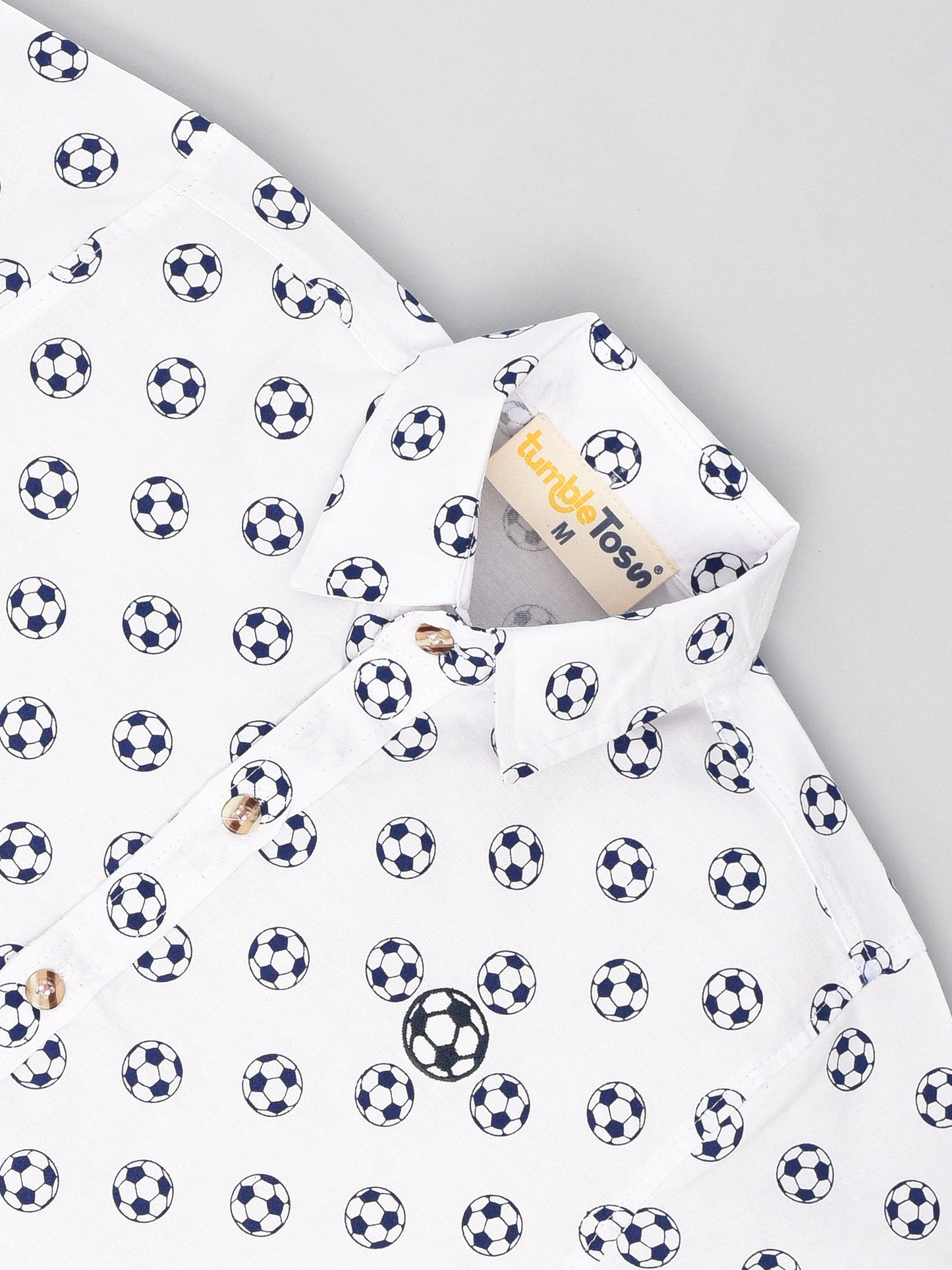 Football Printed Half Sleeves Shirt