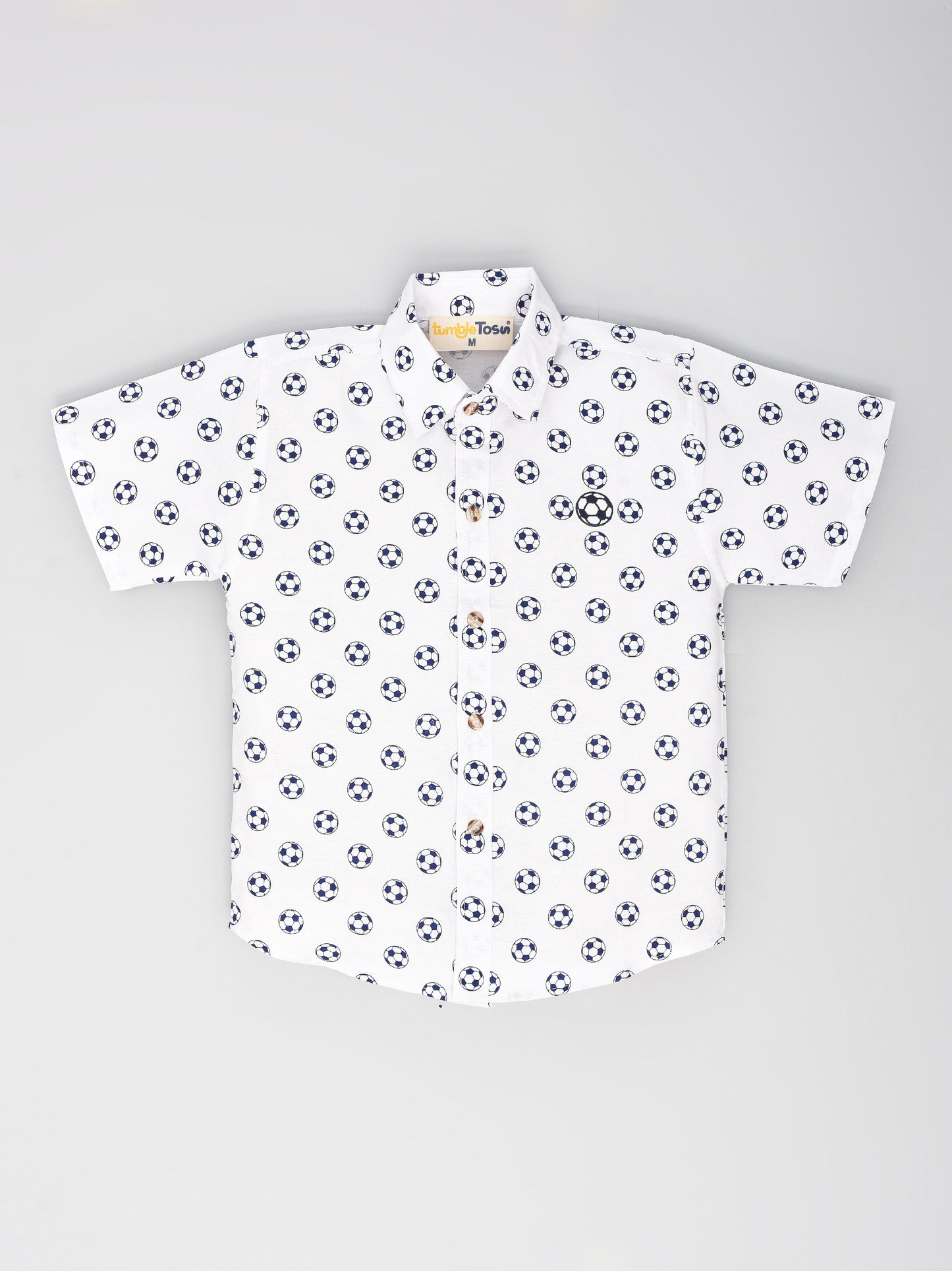 Football Printed Half Sleeves Shirt