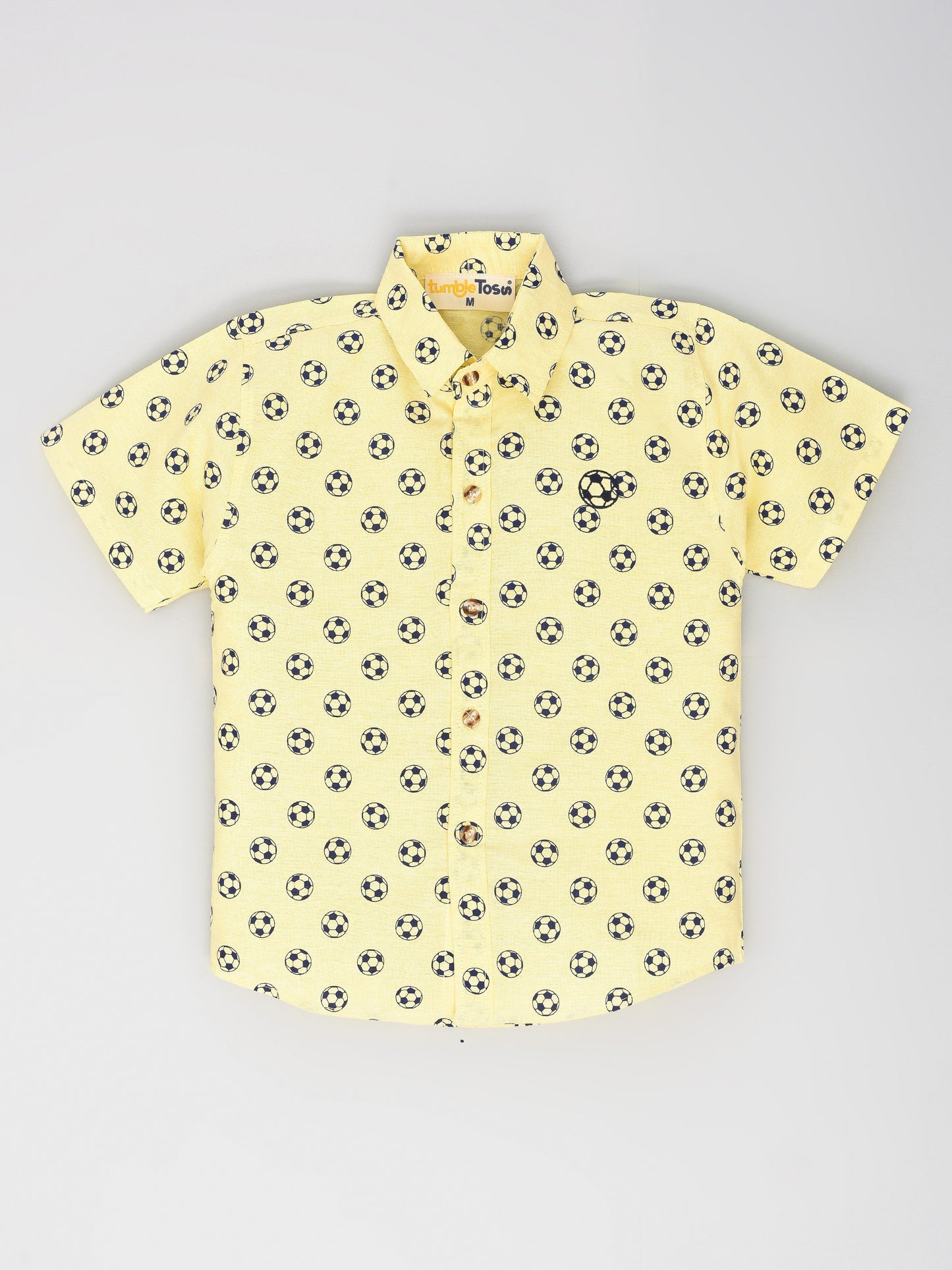Football Printed Half Sleeves Shirt