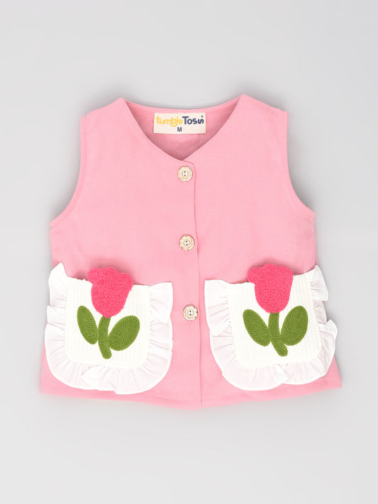 Pink Skirt Coord set