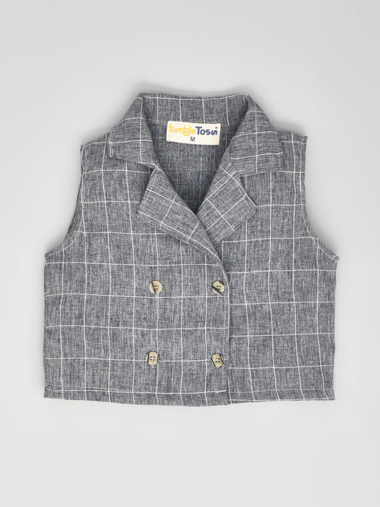 Grey Shorts Coord set