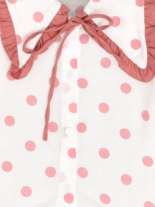 Blush Pink Polka Dots Coord Set