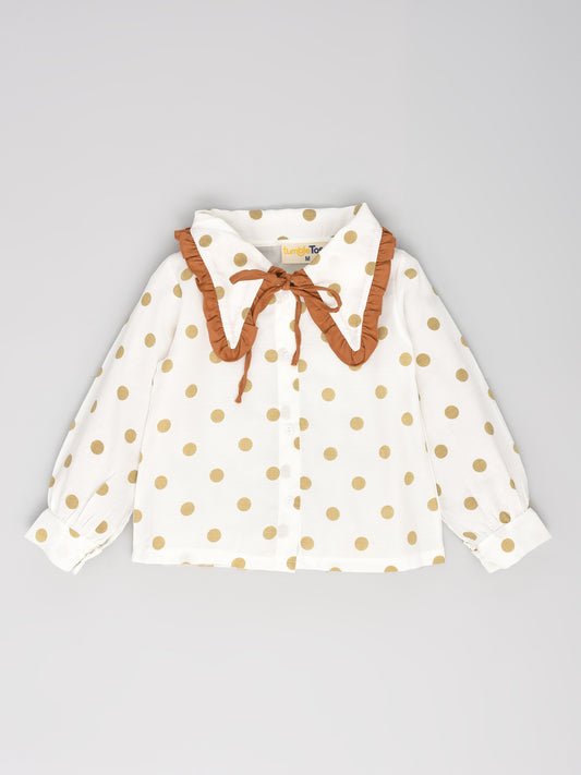 Polka Dots Coord set Brown