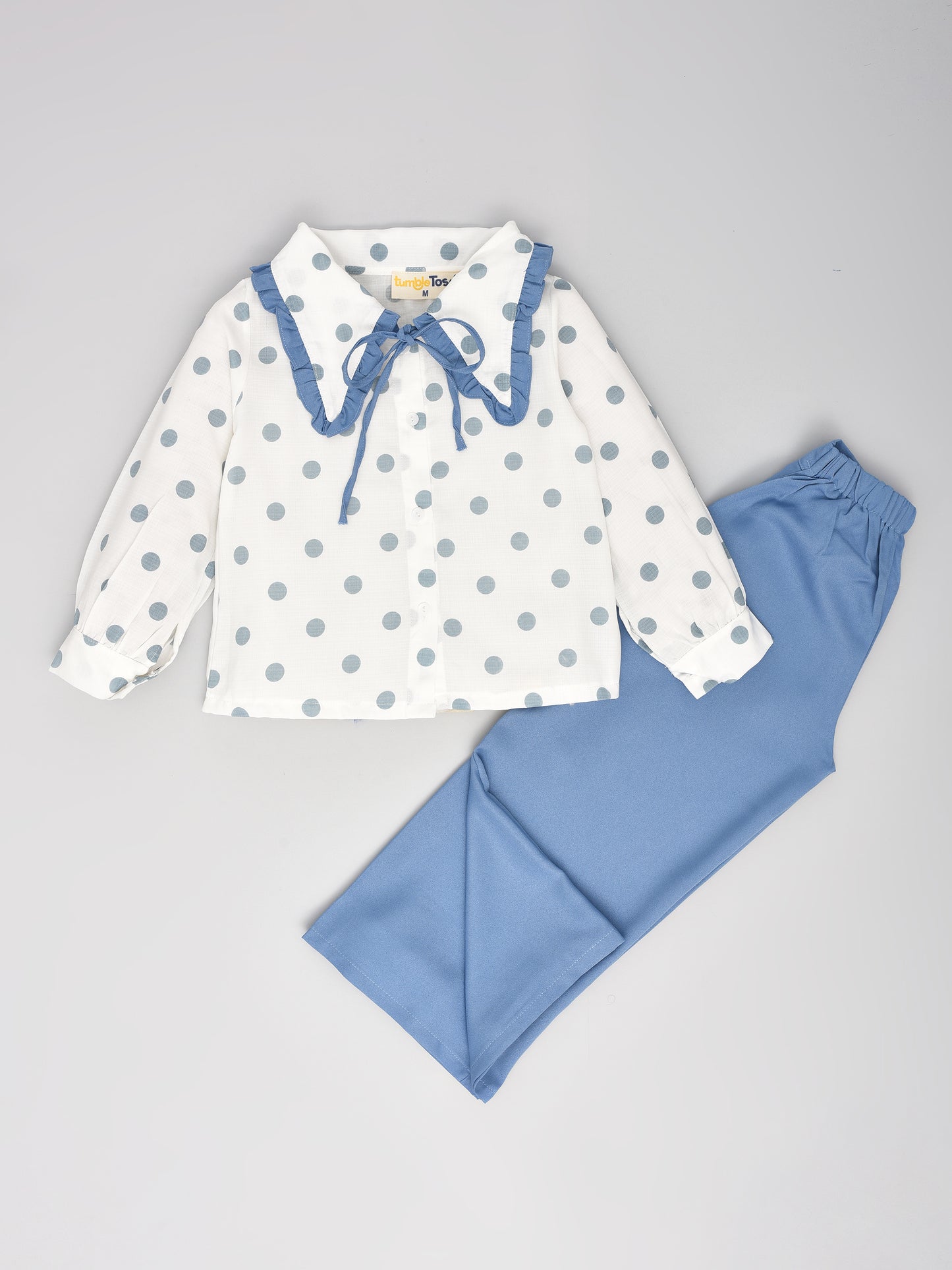 Blue Polka Dots Coord set