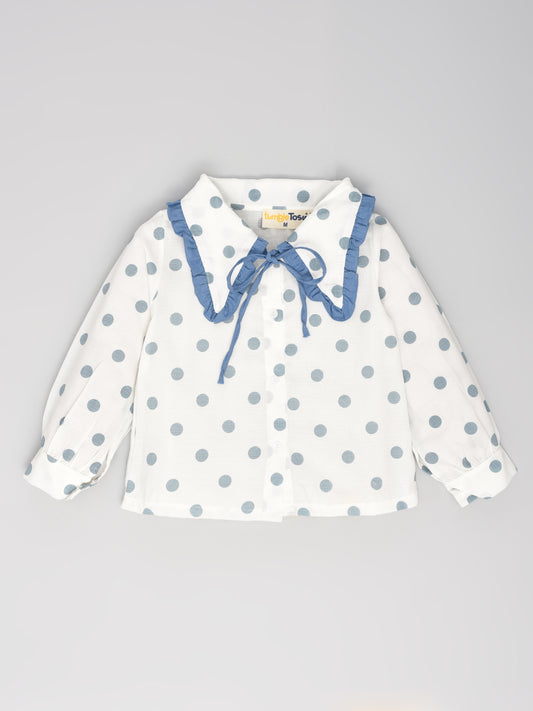 Polka Dots Coord set Blue