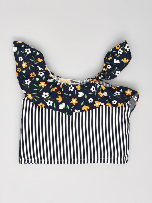 Black Striped Coord Set