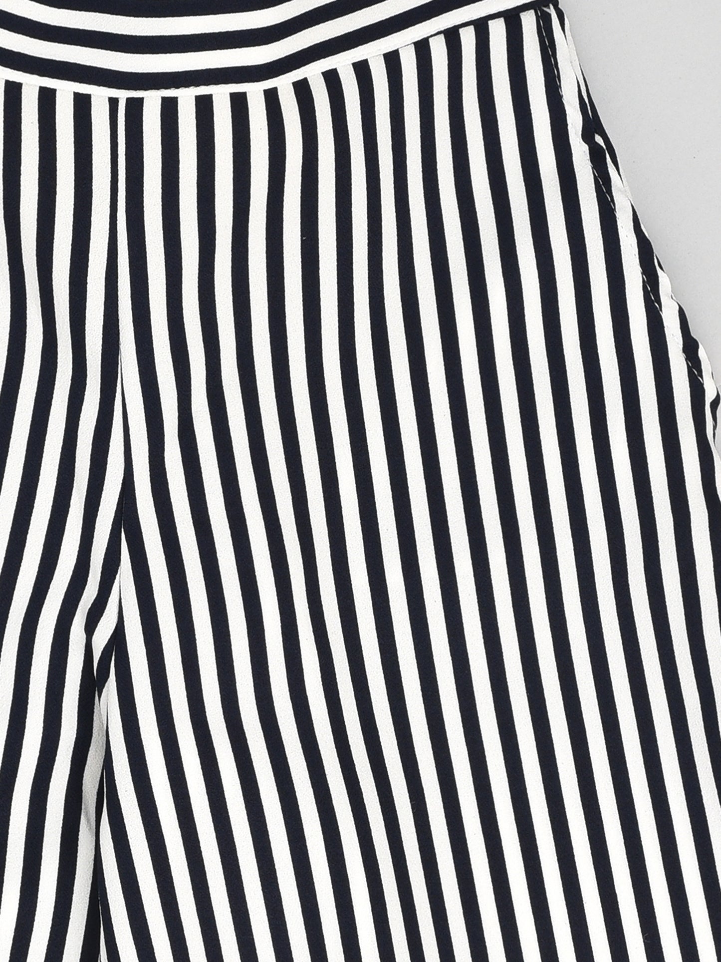 Black Striped Coord Set