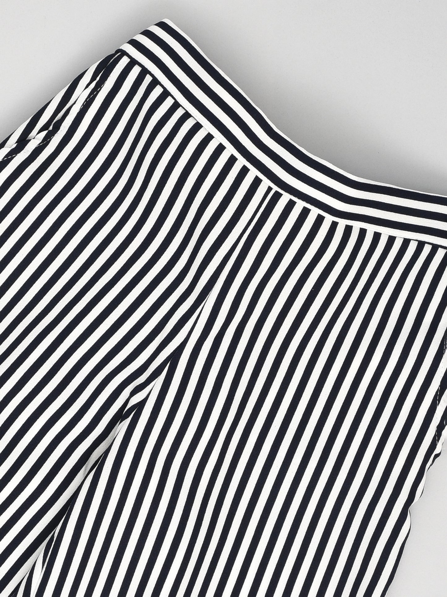 Black Striped Coord Set
