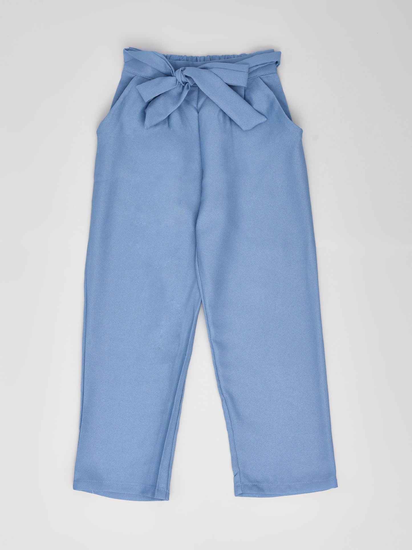 Full Sleeves Polka Coord Set Blue