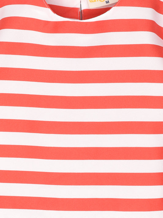 Peach Coord Set with bell sleeves