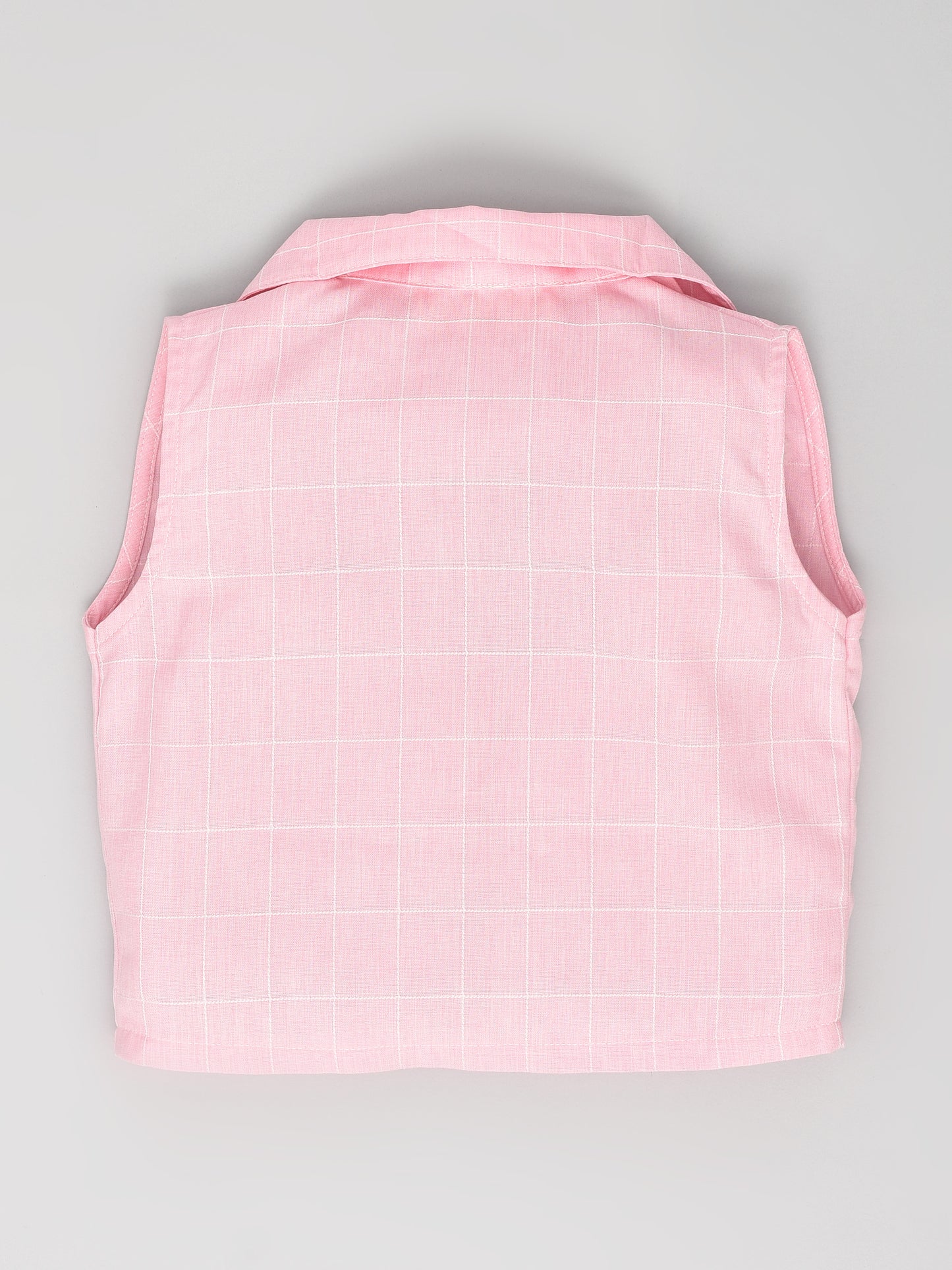 Pink Sleeveless Coord Set