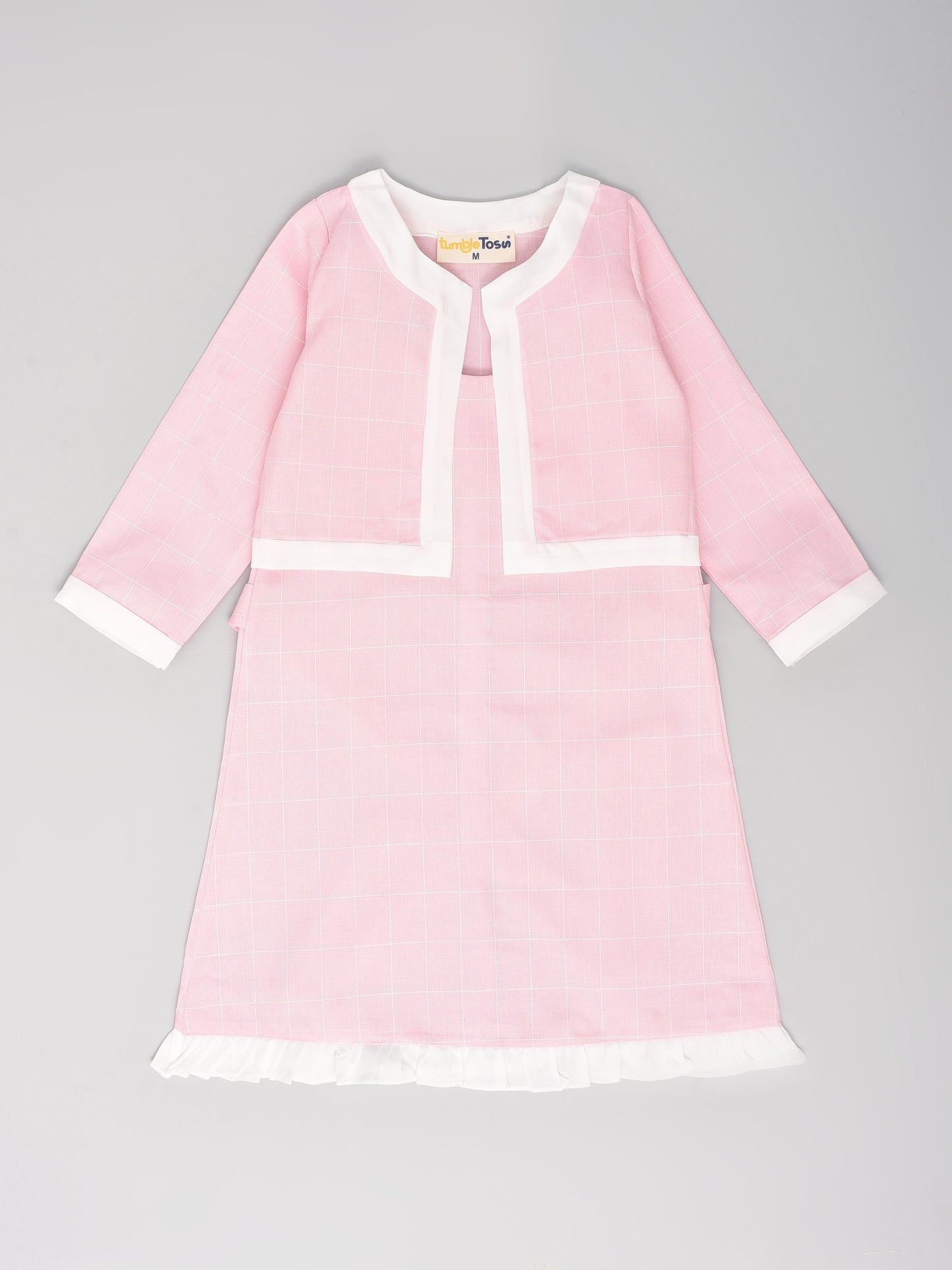 Pink Skirt & Jacket Coord Set