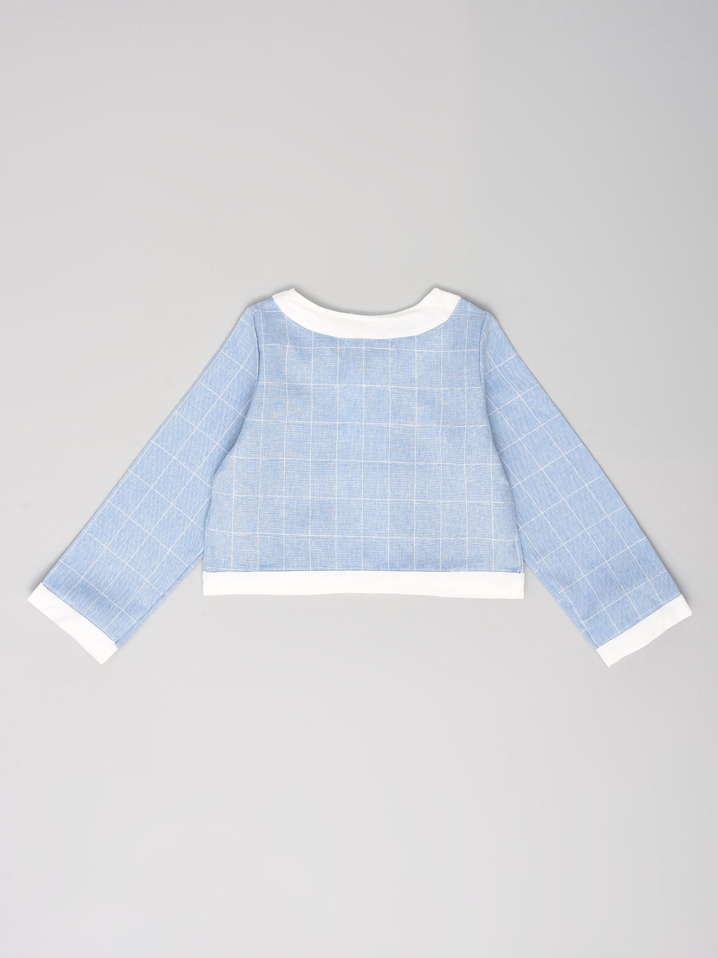Blue Jacket Coord Set