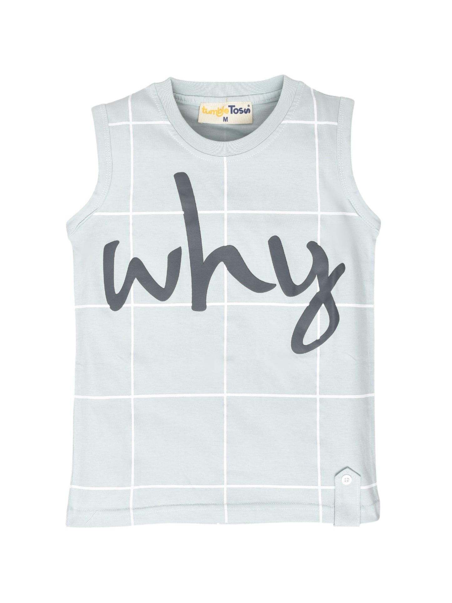 Sleeveless Cotton T-Shirt