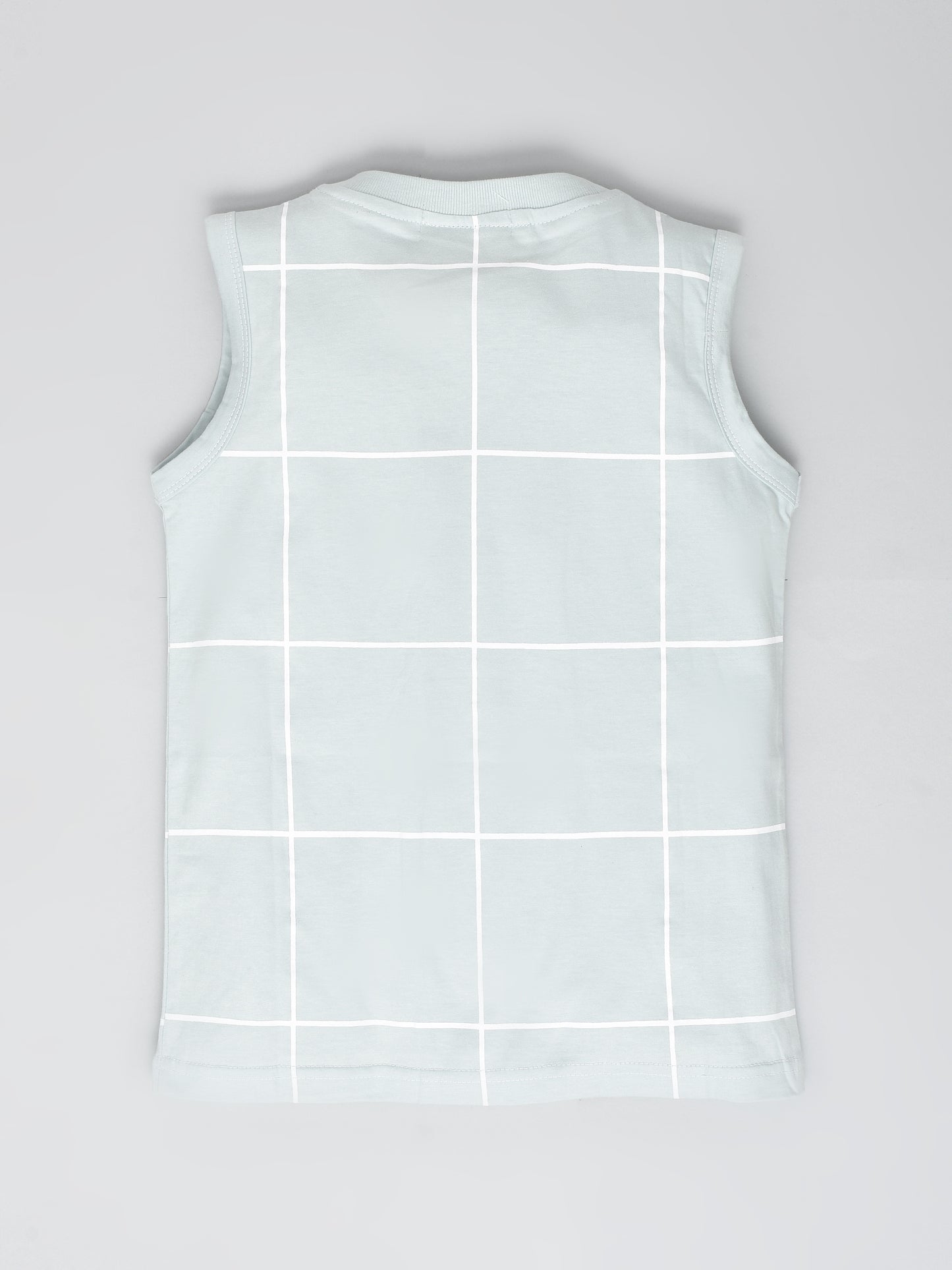 Sleeveless Cotton T-Shirt