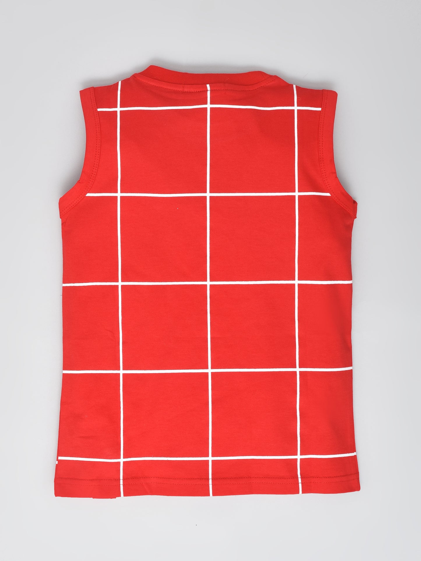 Sleeveless Cotton T-Shirt