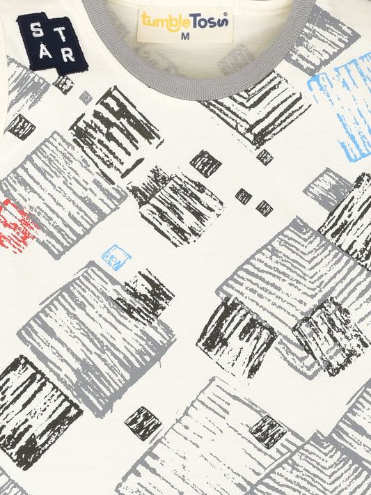 Sleeveless Cotton T-Shirt