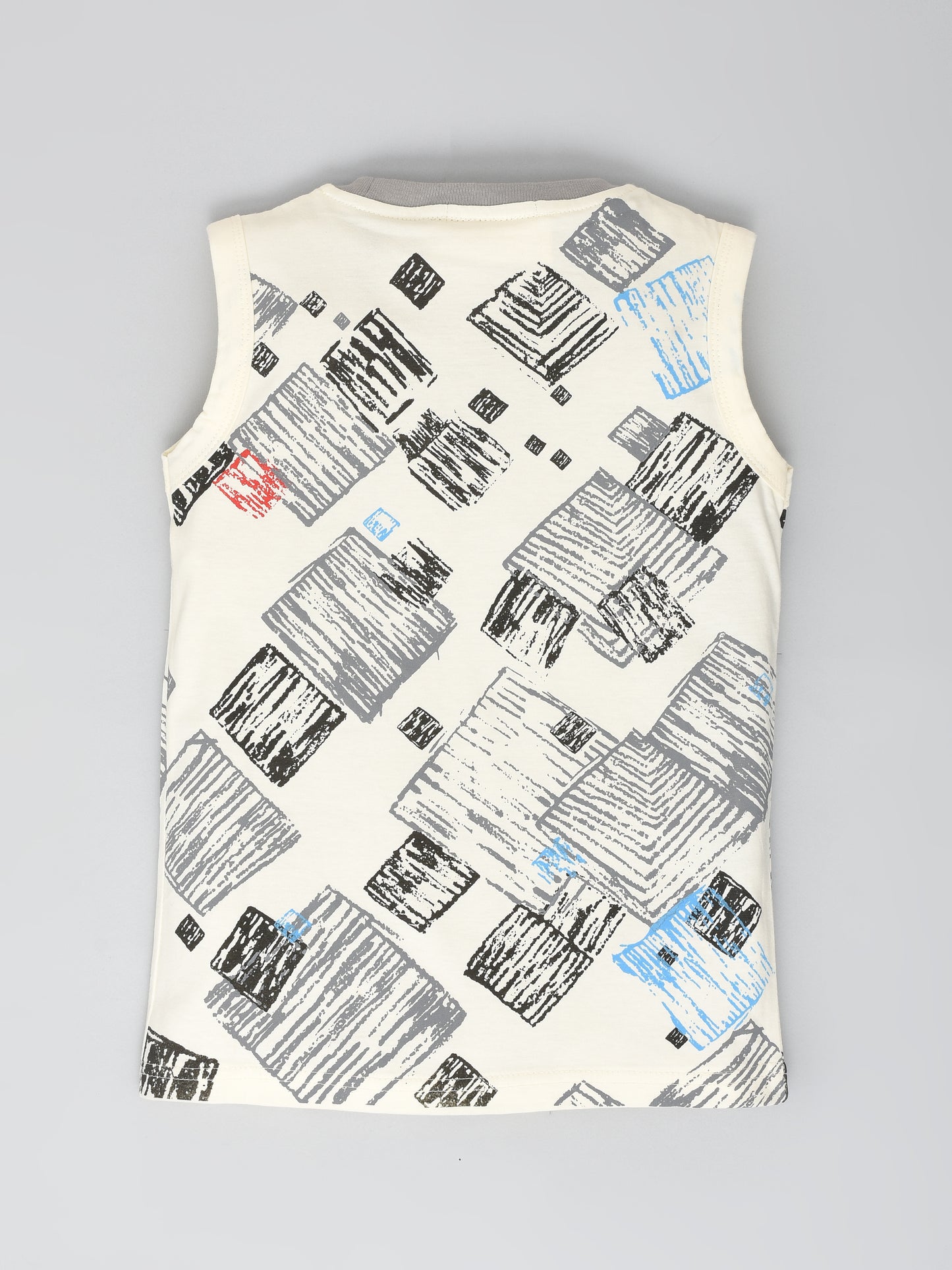 Sleeveless Cotton T-Shirt