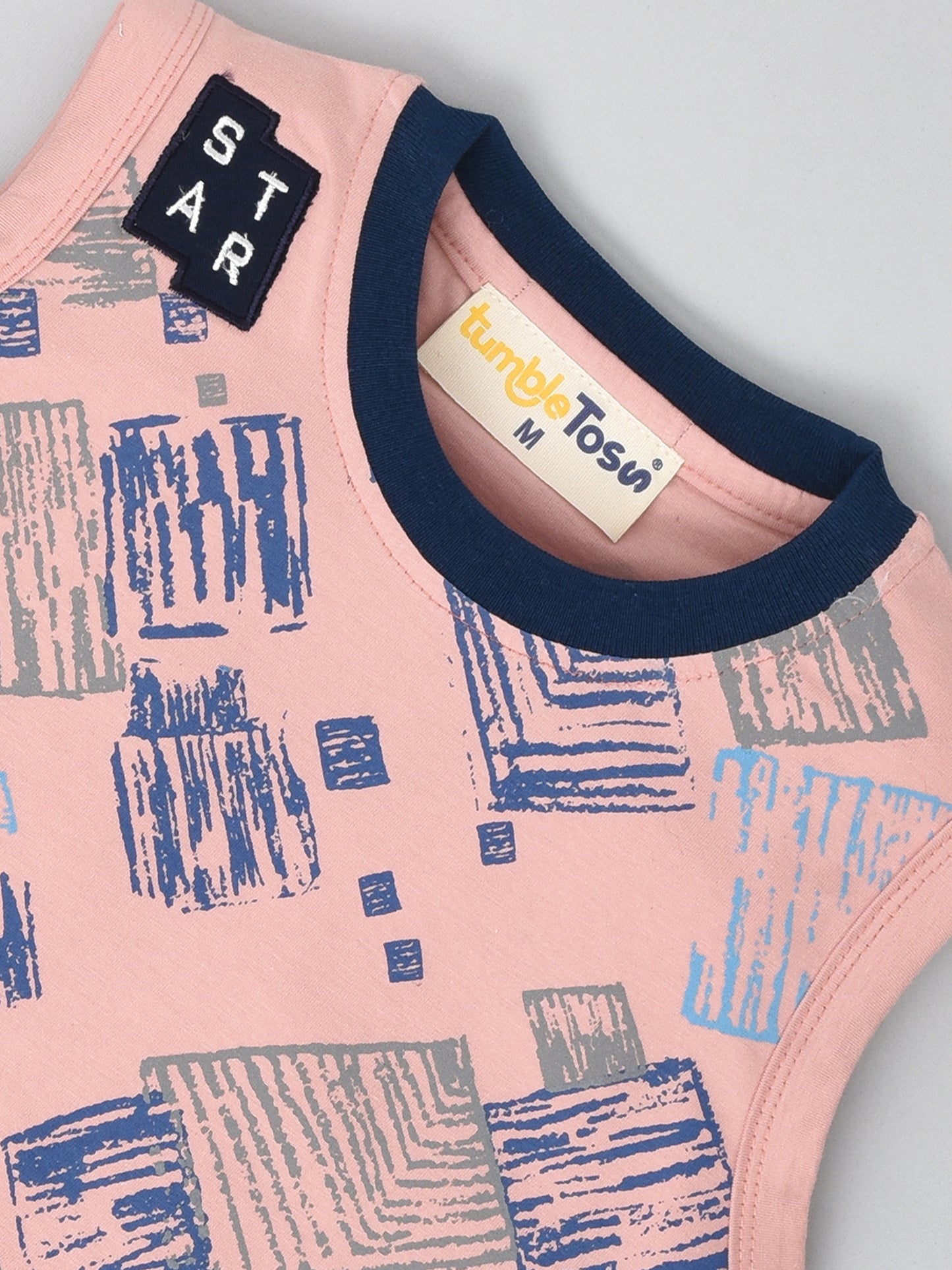 Sleeveless Cotton T-Shirt
