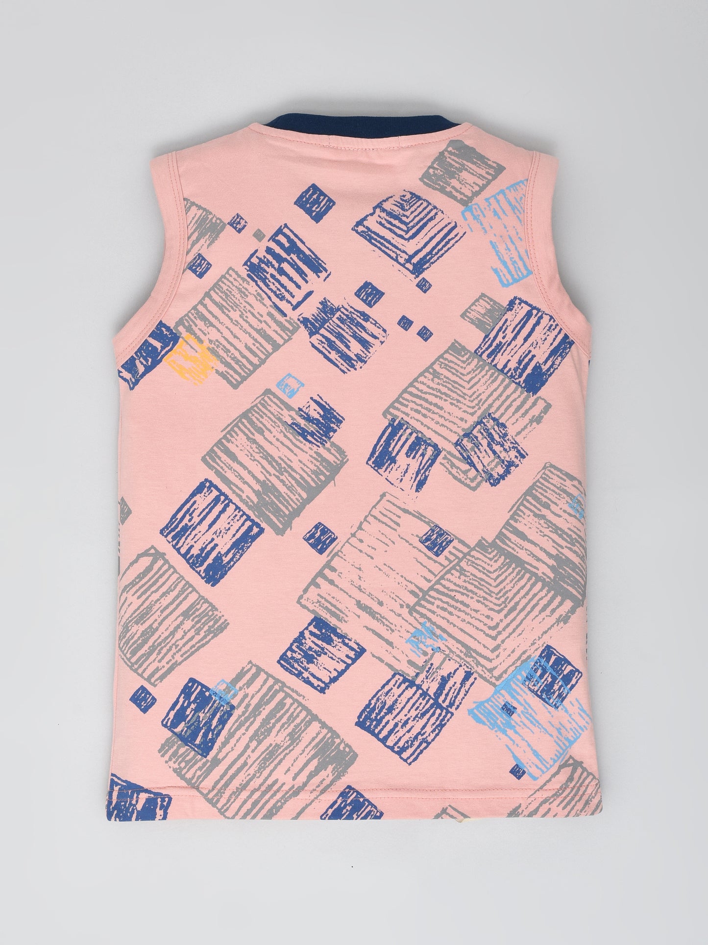 Sleeveless Cotton T-Shirt