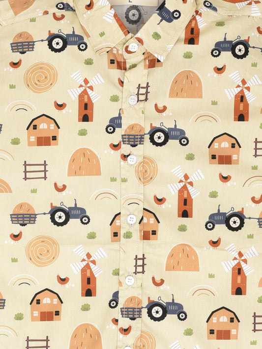 Half Sleeve Printed Shirt