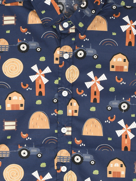 Half Sleeve Printed Shirt