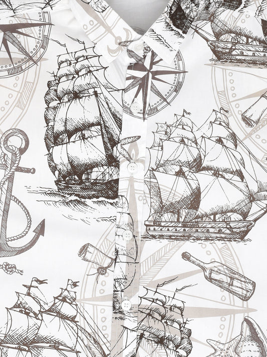 Half Sleeves Printed Shirt