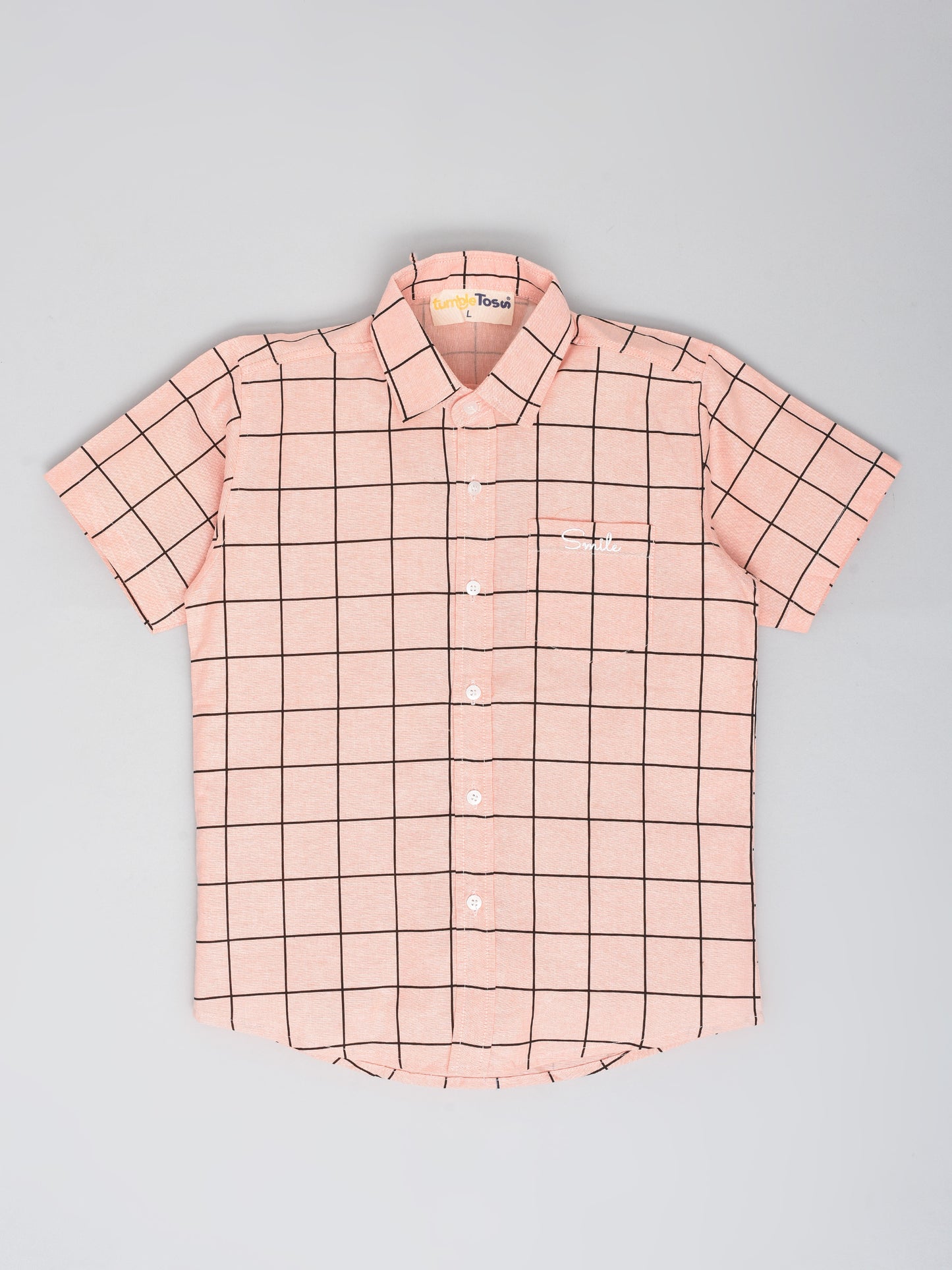 Half Sleeves Checkered Shirt
