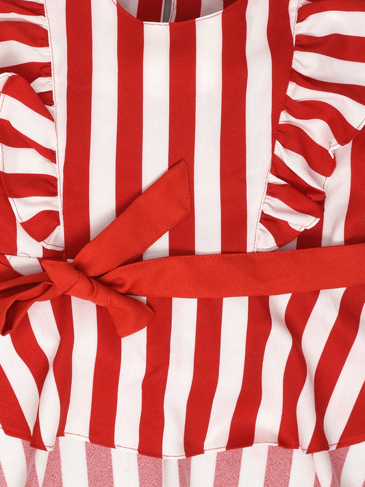 Red Striped Coord Set