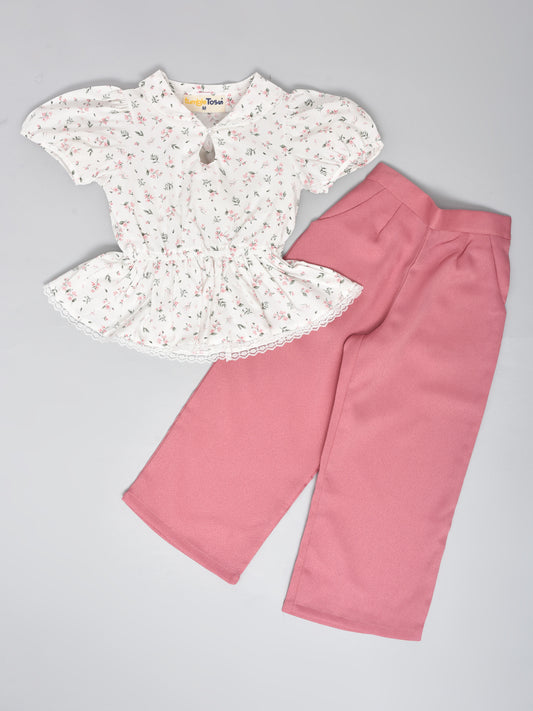 Pink Floral Coord Set