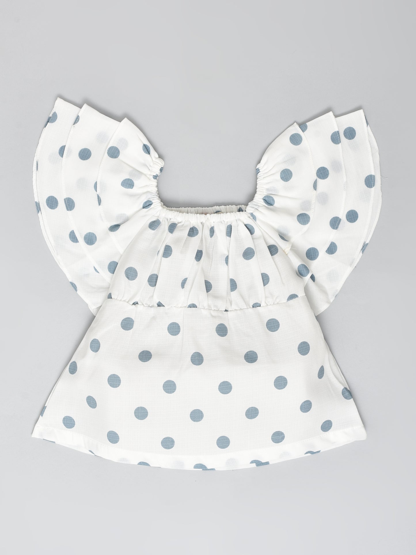 Blue Polka Dots Coord Set