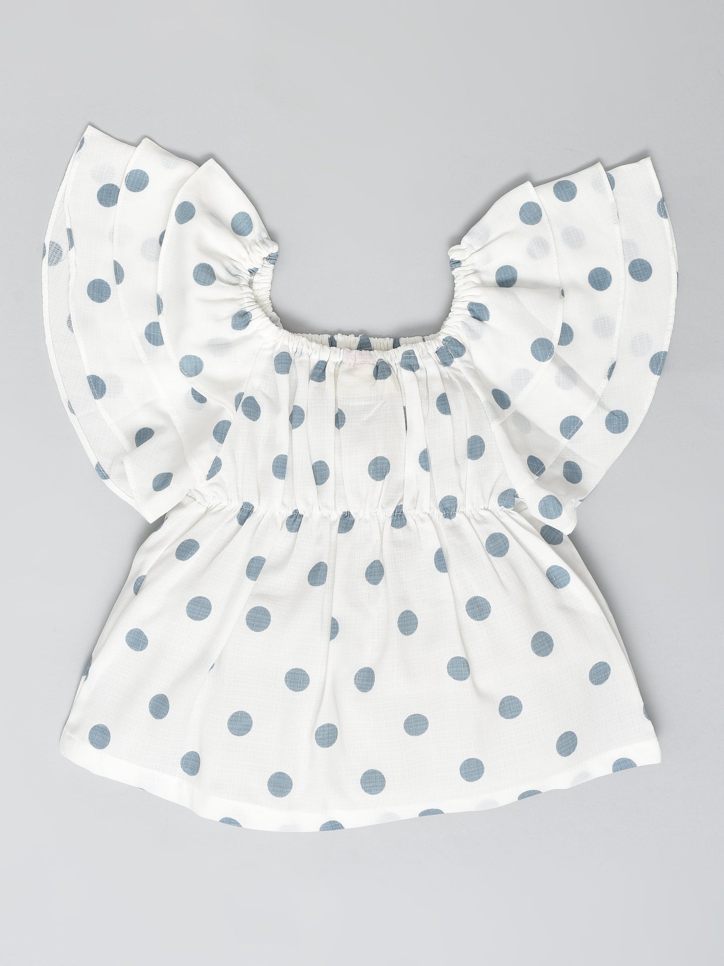 Blue Polka Dots Coord Set