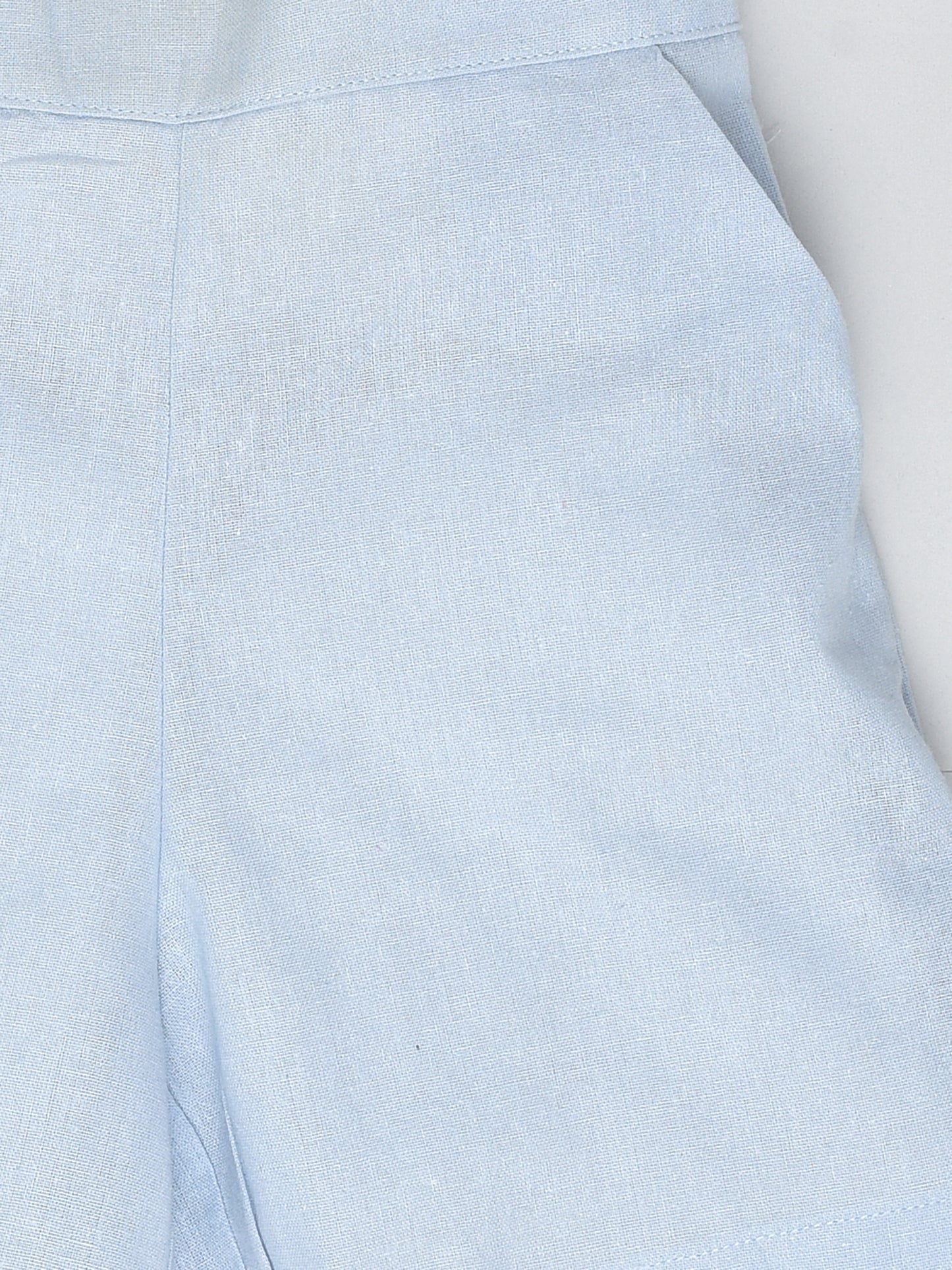 Blue Coord Set with Shorts