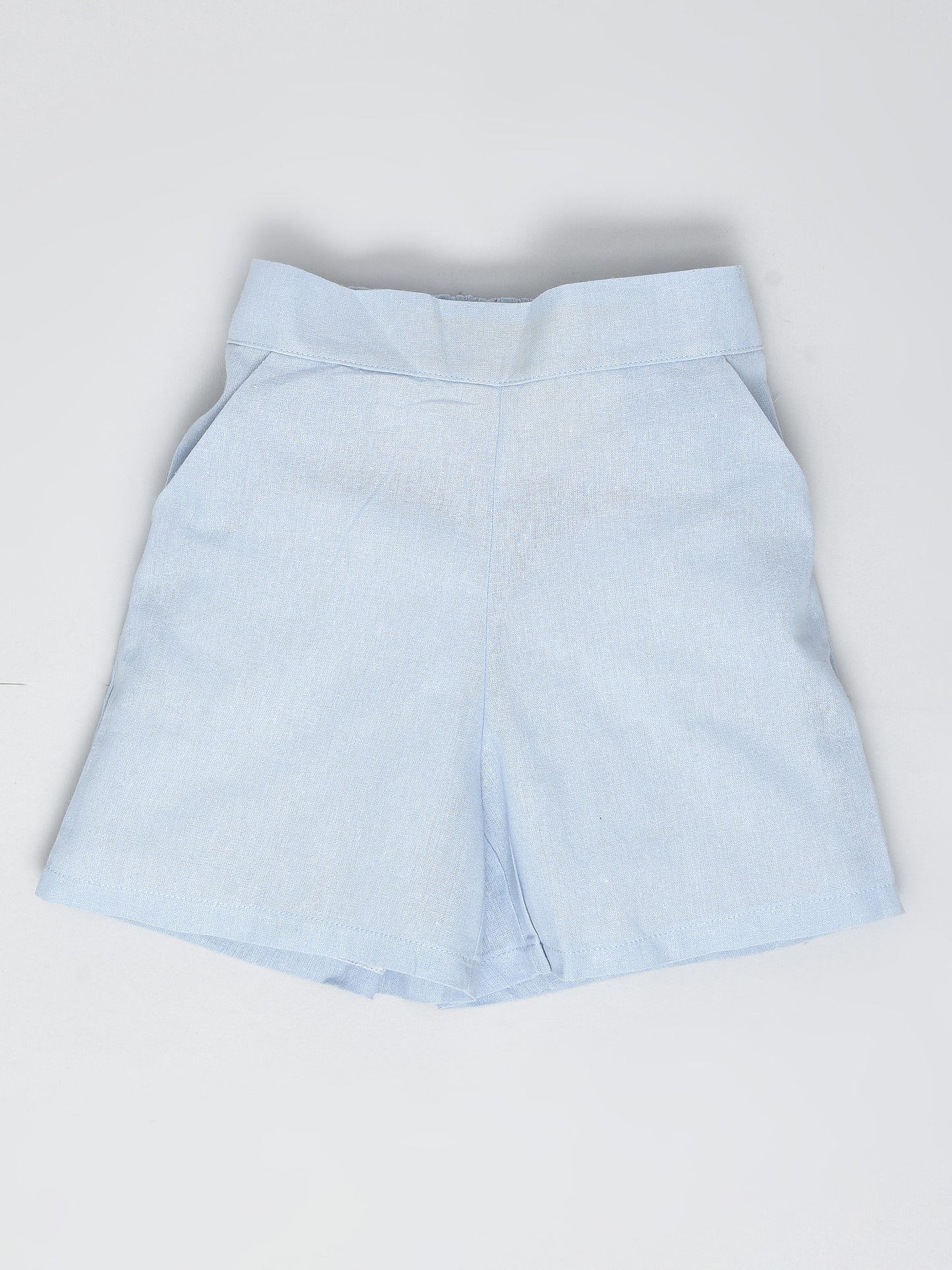 Blue Coord Set with Shorts