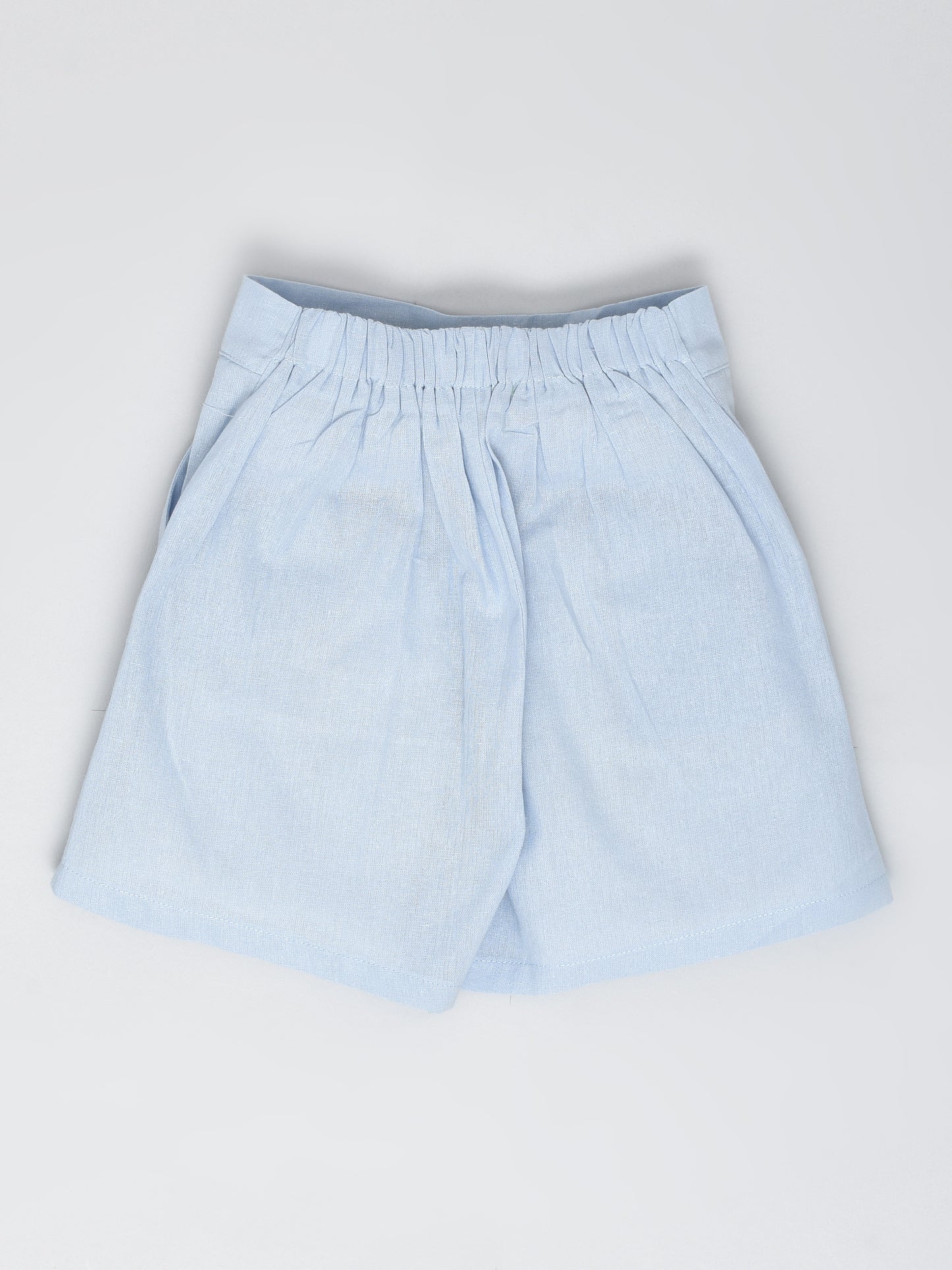 Blue Coord Set with Shorts