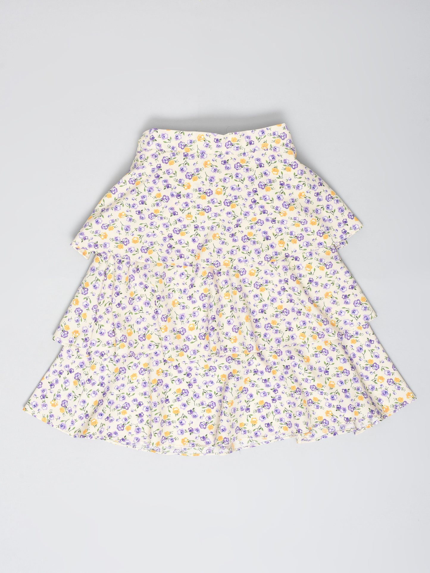 Floral White Coord Set