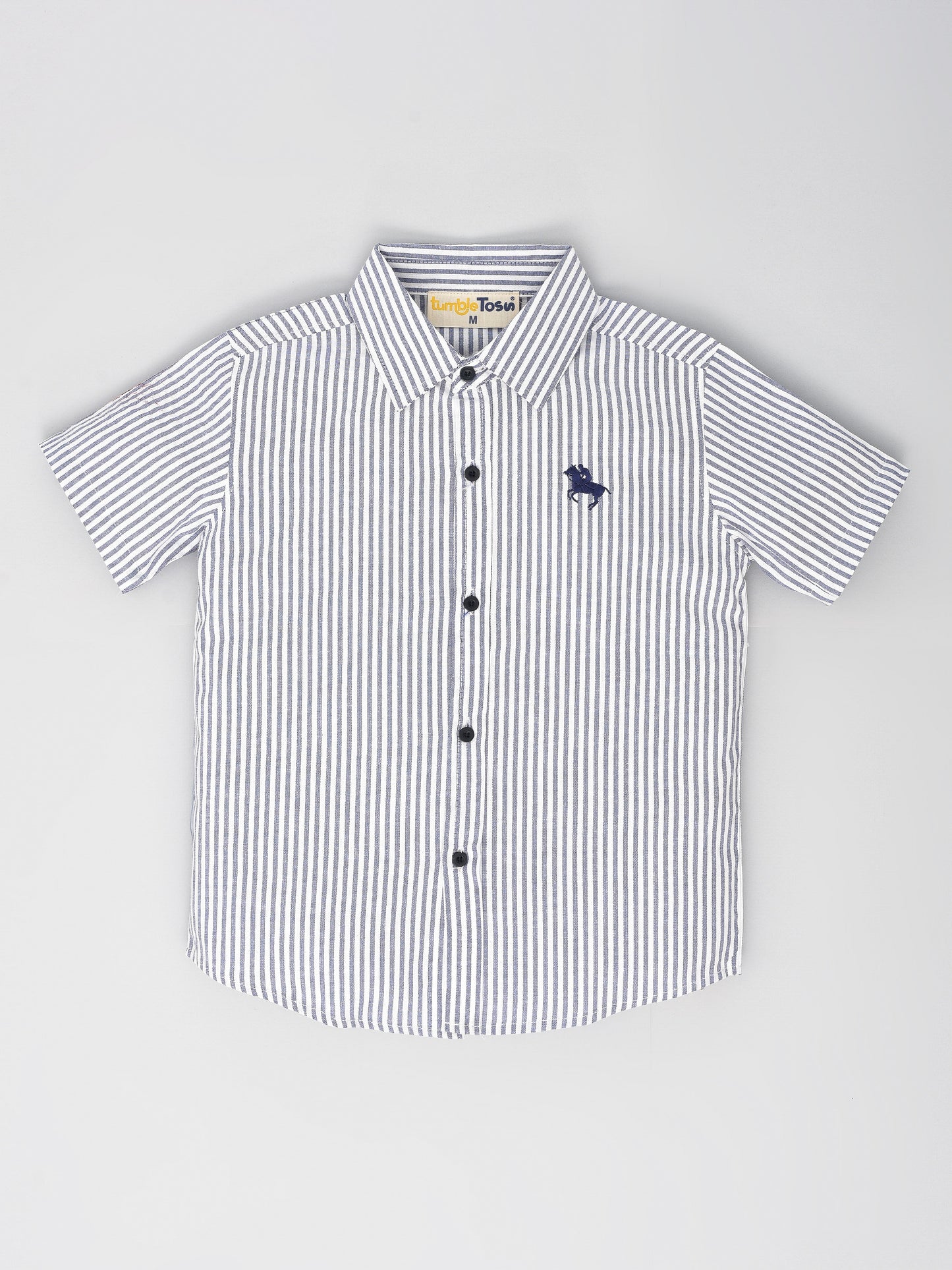 Short Sleeves Grey Shirt