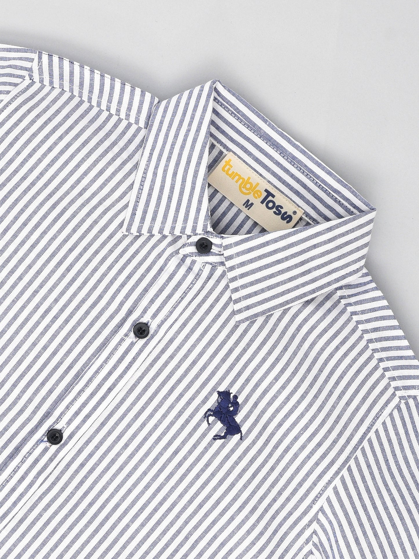 Short Sleeves Grey Shirt