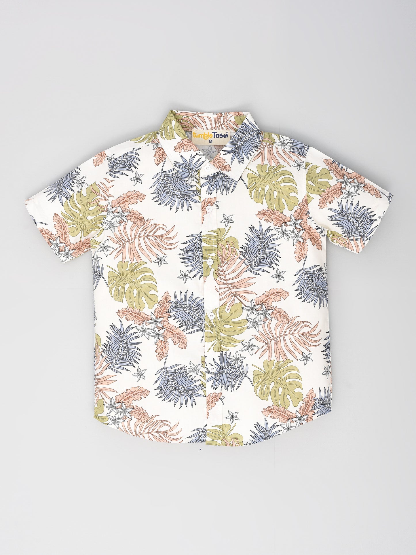 Multi-colored printed half sleeve shirt