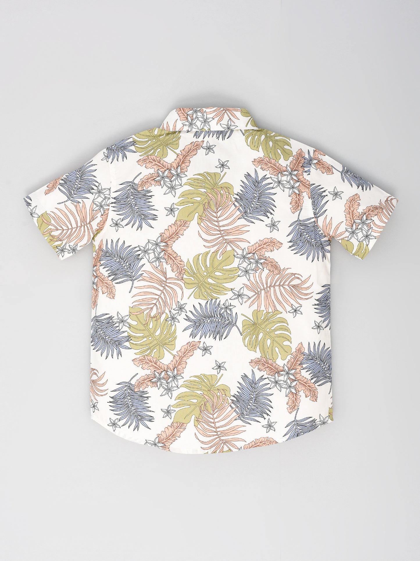 Multi-colored printed half sleeve shirt