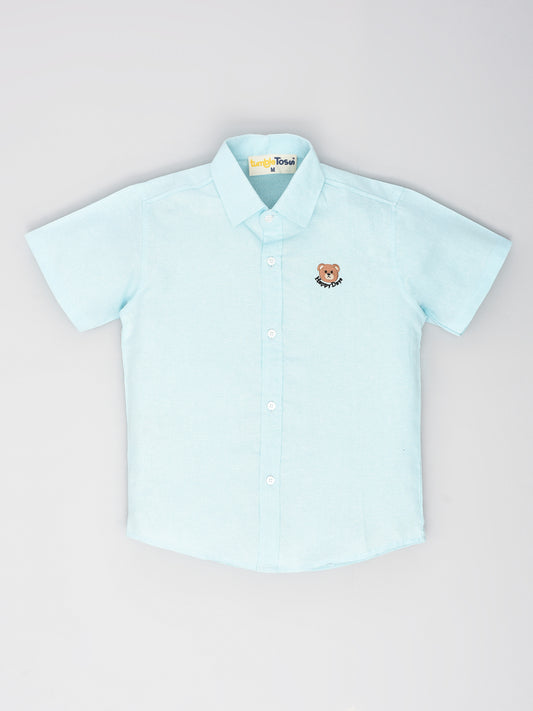 Blue Half Sleeves Shirt