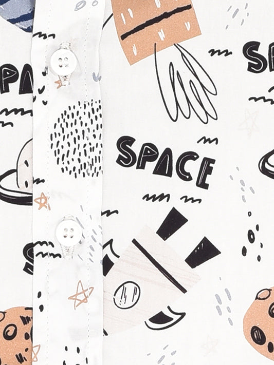 Space Themed Printed shirt