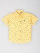 Yellow Yacht Printed Half Sleeves shirt